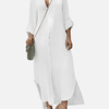 Sara | Linnen Maxi Blousejurk
