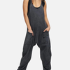Eva | Losse Mouwloze Jumpsuit met Wijde Pijpen