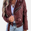 Lotte | Imitatieleren Bikerjas met Rits