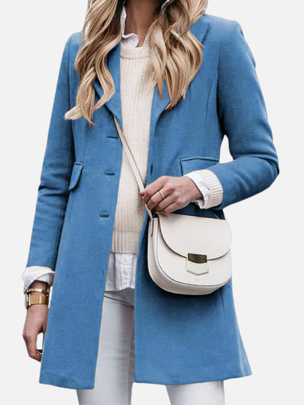 Femke | Manteljas met Reverskraag en Knopen