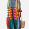 Sara | Maxi-Jurk met Print en V-Hals