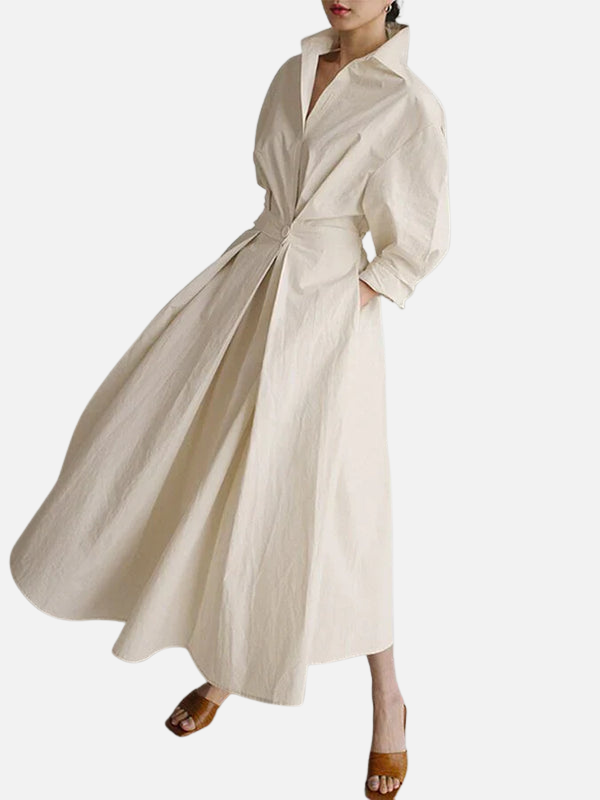 Fleur | Maxi Blousejurk met Overslag