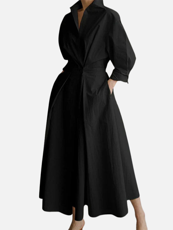 Fleur | Maxi Blousejurk met Overslag
