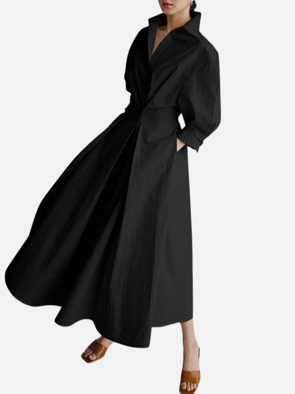Fleur | Maxi Blousejurk met Overslag