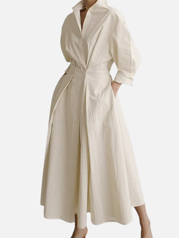 Fleur | Maxi Blousejurk met Overslag