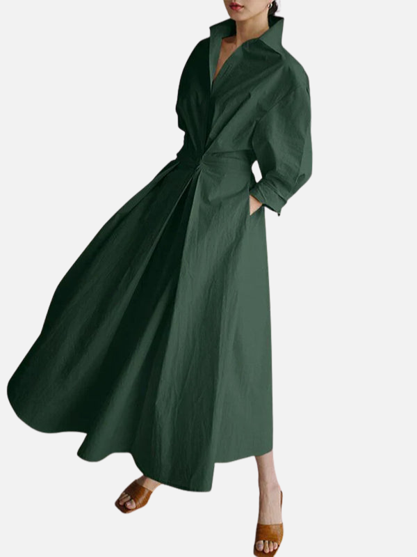 Fleur | Maxi Blousejurk met Overslag