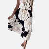 Marga | Mouwloze Midi-Jurk met Print