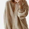 Fleur | Oversized Gebreid Knoopvest