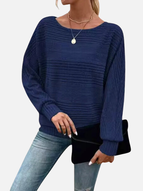 Fleur | Oversized Gebreide Trui met Boothals