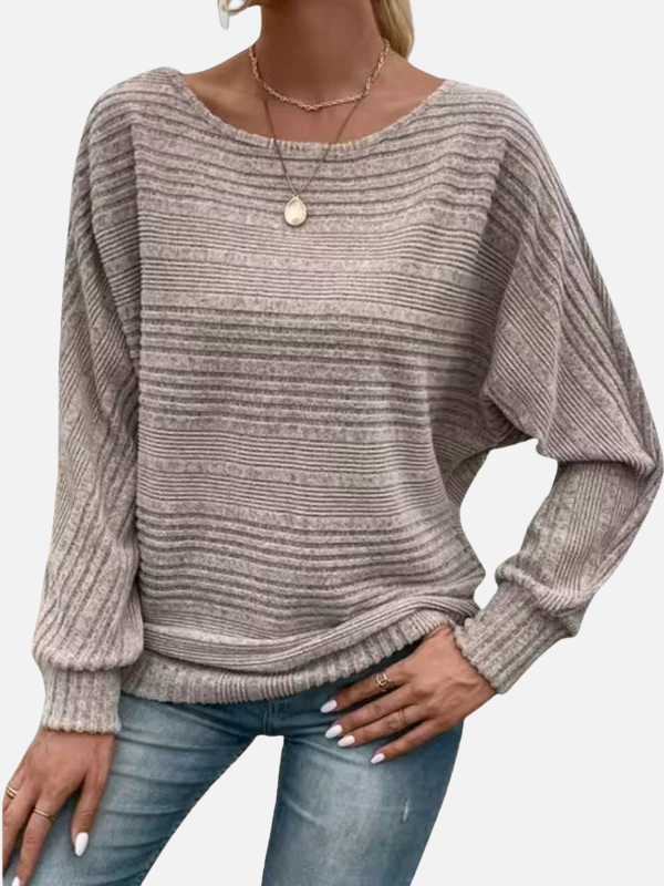 Fleur | Oversized Gebreide Trui met Boothals