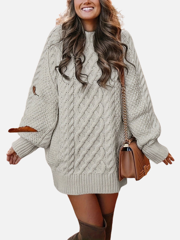 Fleur | Oversized Gebreide Truijurk