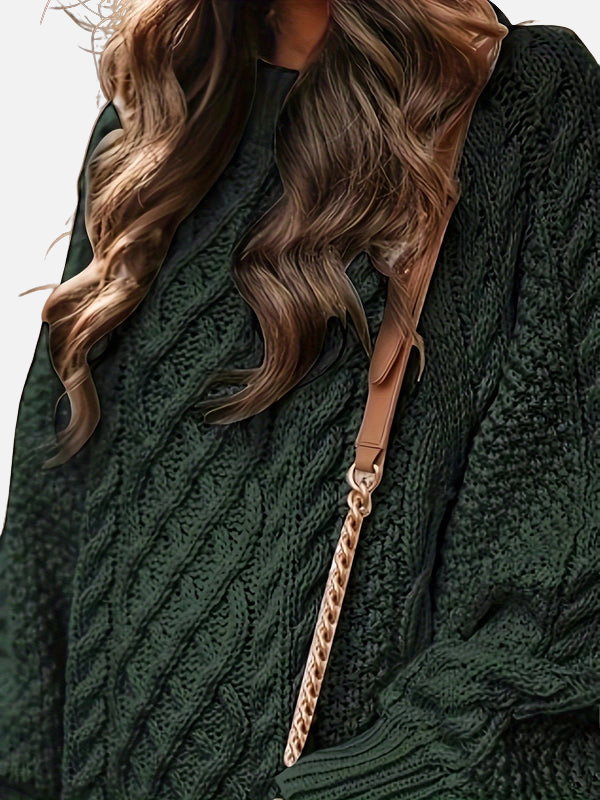 Fleur | Oversized Gebreide Truijurk