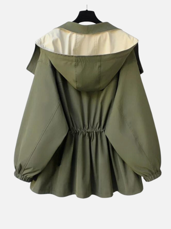 Fleur | Oversized Korte Jas met Capuchon