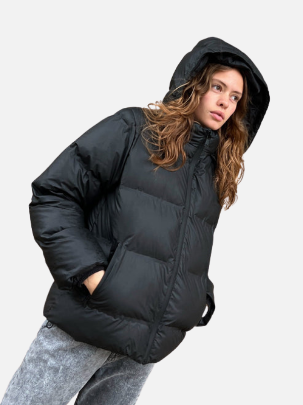 Iris | Oversized Pufferjack met Capuchon