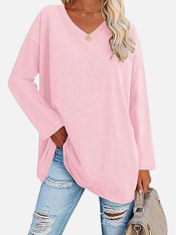 Sara | Oversized Trui met V-Hals