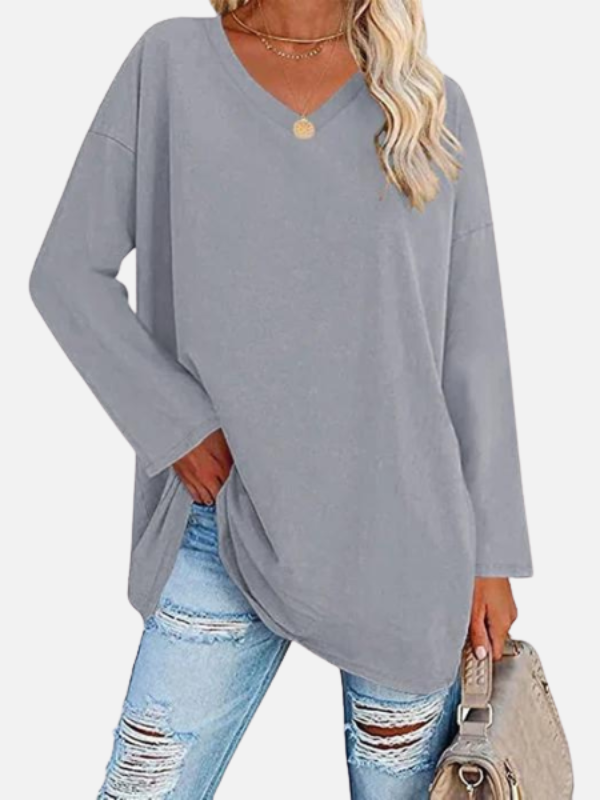 Sara | Oversized Trui met V-Hals