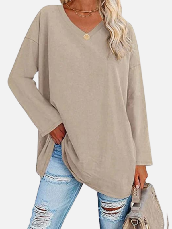 Sara | Oversized Trui met V-Hals