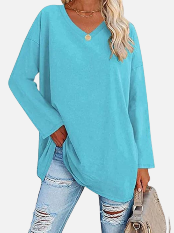 Sara | Oversized Trui met V-Hals