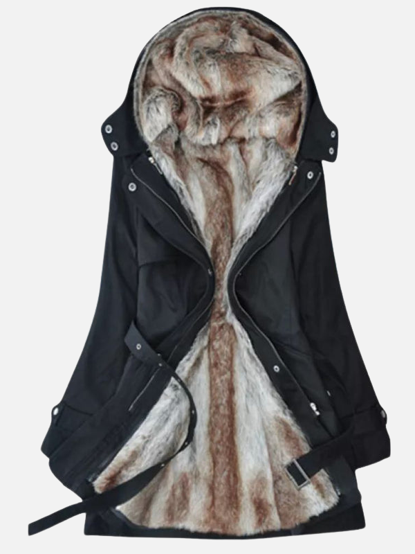 Anna | Parka met Bontvoering en Capuchon