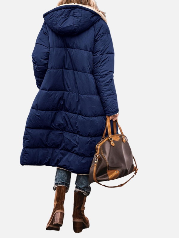 Fleur | Reversible Teddy Jas met Capuchon voor Dames