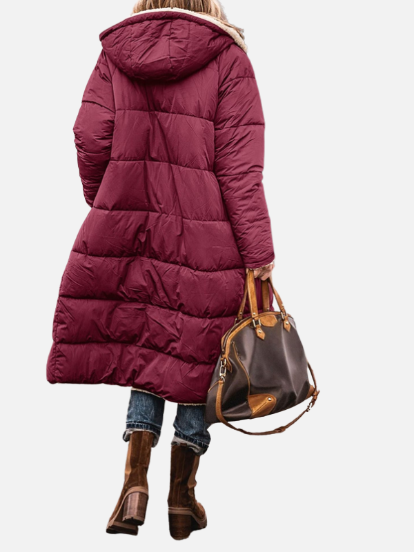 Fleur | Reversible Teddy Jas met Capuchon voor Dames
