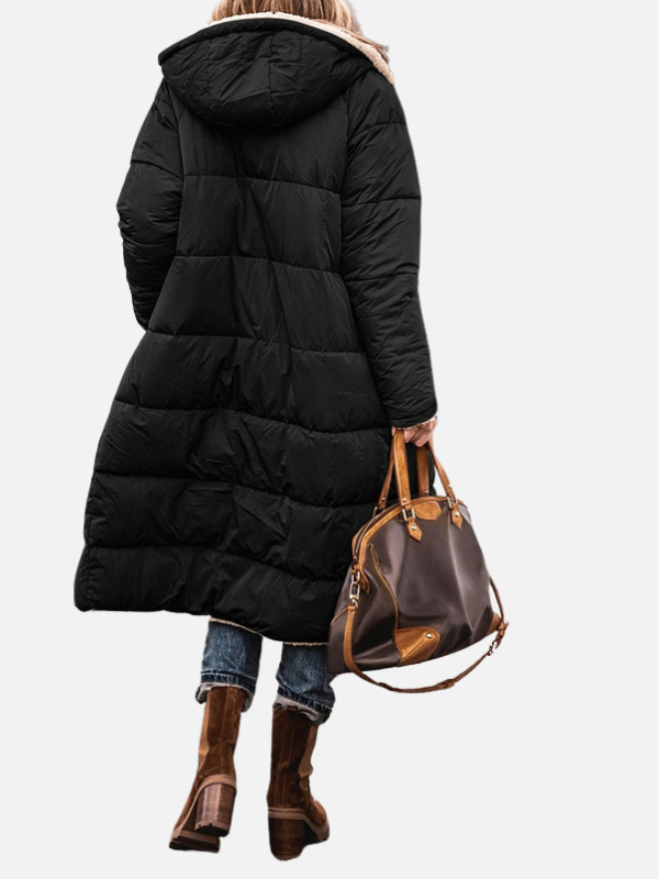 Fleur | Reversible Teddy Jas met Capuchon voor Dames