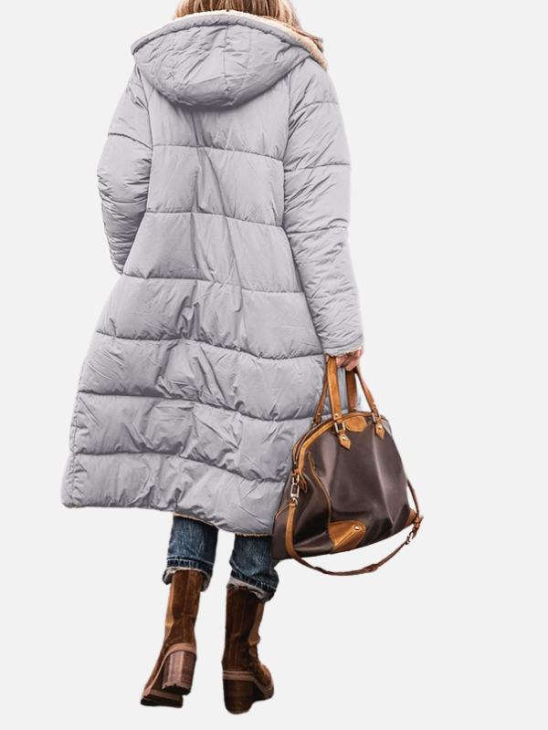 Fleur | Reversible Teddy Jas met Capuchon voor Dames