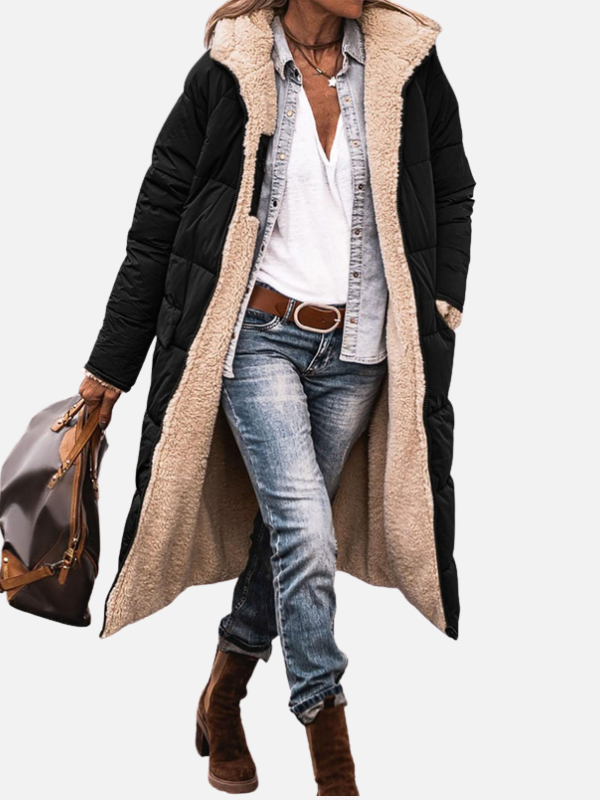 Fleur | Reversible Teddy Jas met Capuchon voor Dames