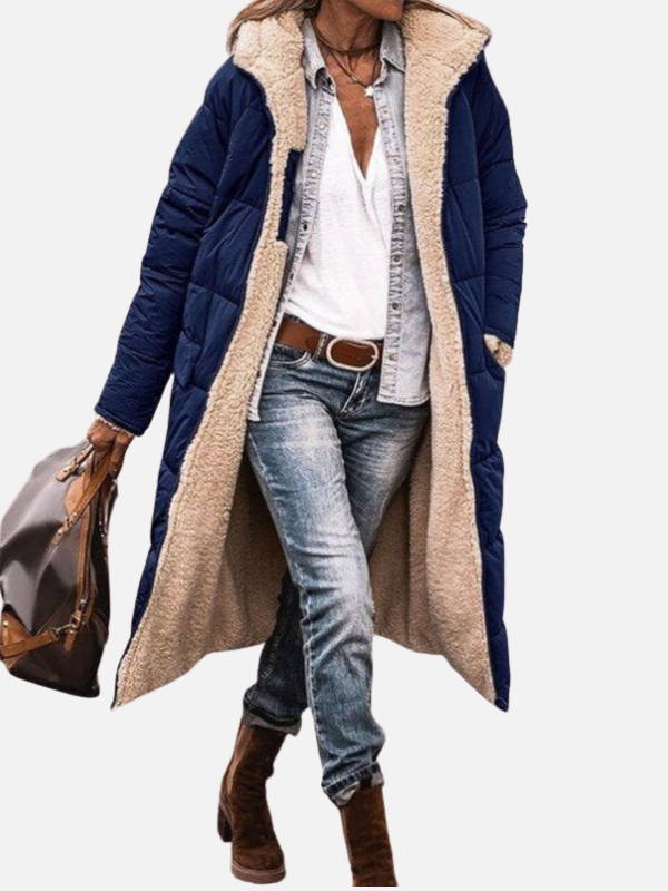 Fleur | Reversible Teddy Jas met Capuchon voor Dames