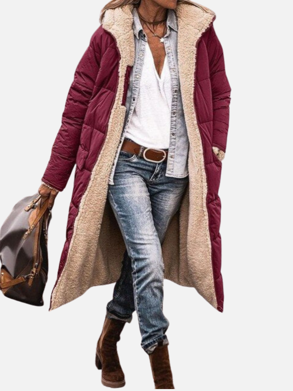 Fleur | Reversible Teddy Jas met Capuchon voor Dames