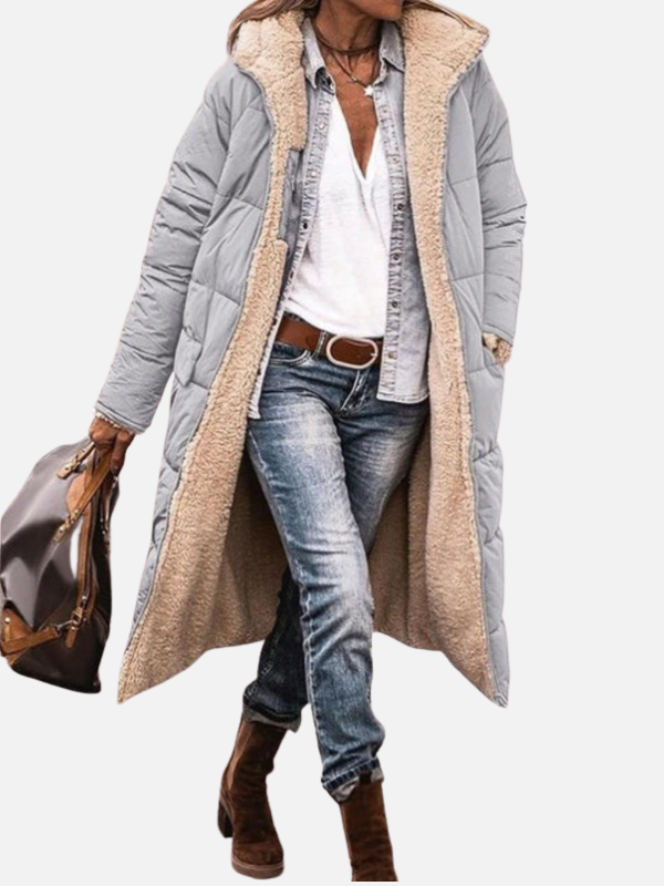 Fleur | Reversible Teddy Jas met Capuchon voor Dames