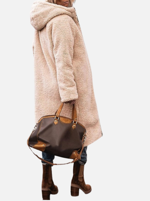 Fleur | Reversible Teddy Jas met Capuchon voor Dames