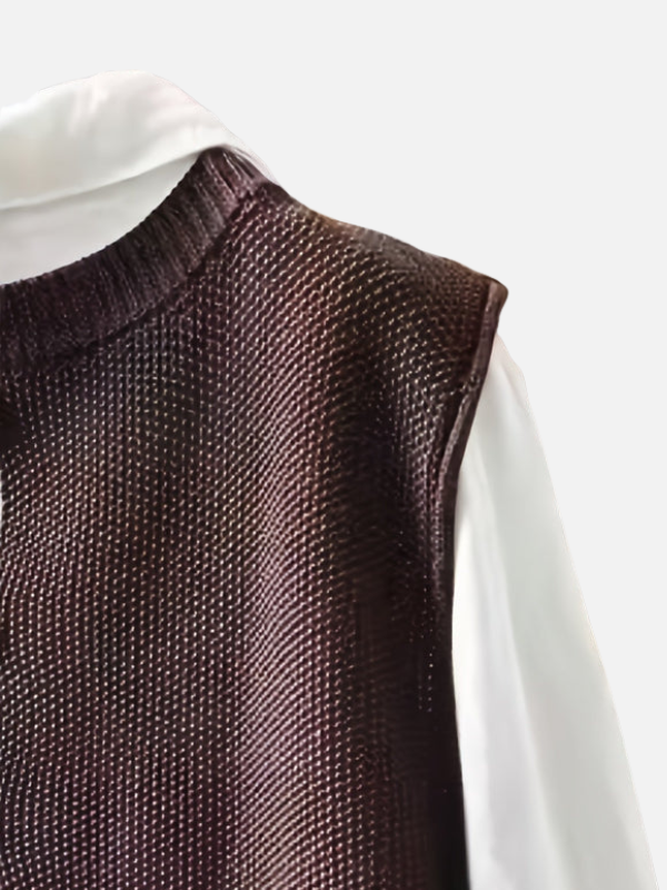 Sanne | Gebreide Spencer met Ronde Hals