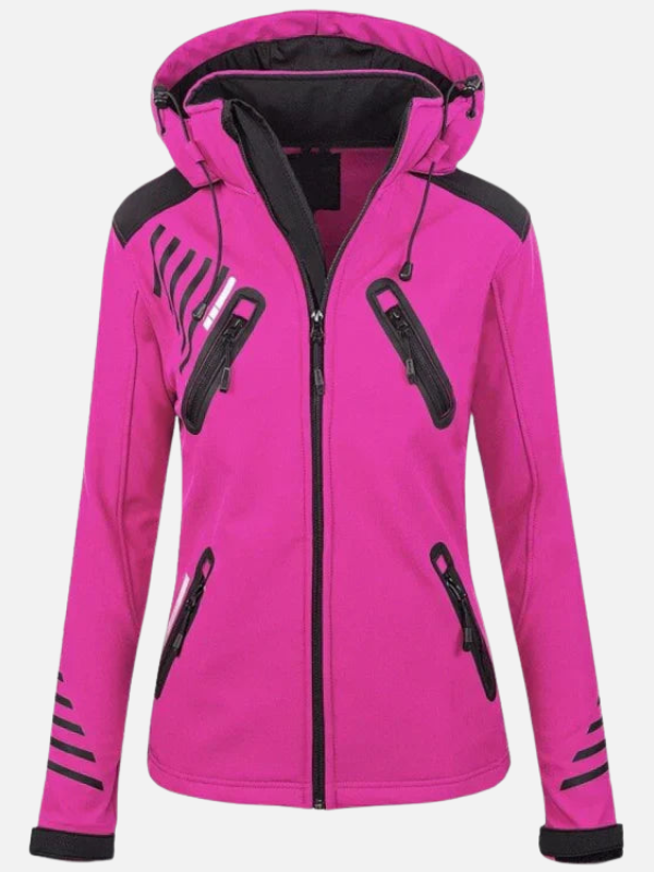 Fleur | Softshell Jas met Capuchon en Rits