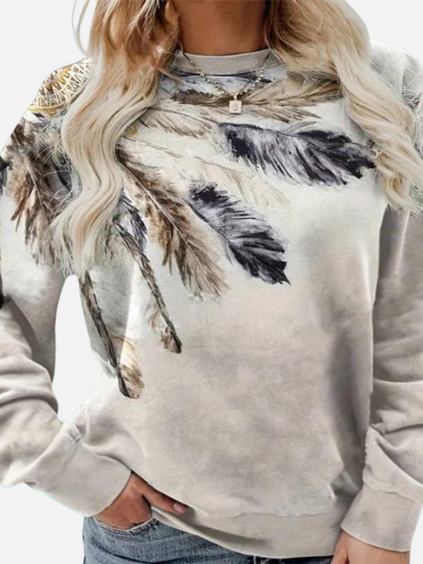 Sophie | Sweater met Zigzagprint