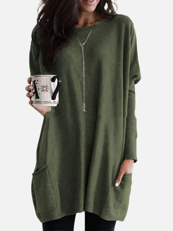 Femke | Sweaterjurk met Steekzakken