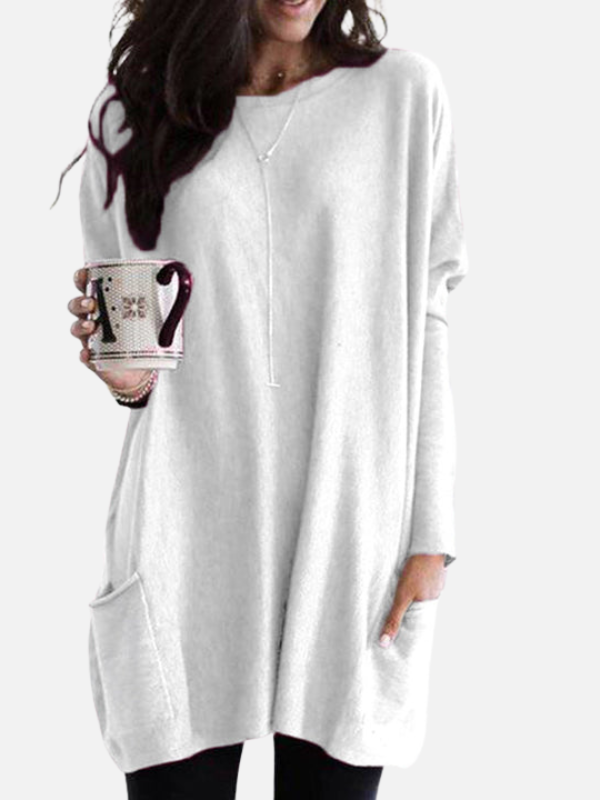 Femke | Sweaterjurk met Steekzakken