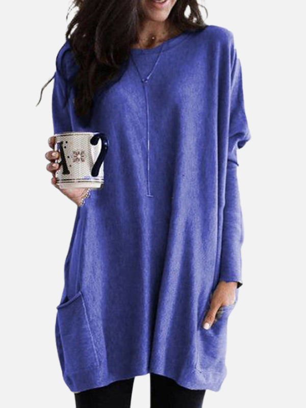 Femke | Sweaterjurk met Steekzakken
