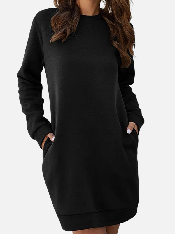 Iris | Sweaterjurk met Zakken