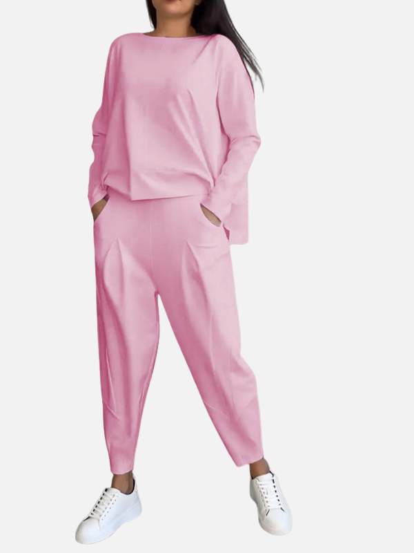 Eva | Tweedelige Loungeset met Top en Broek