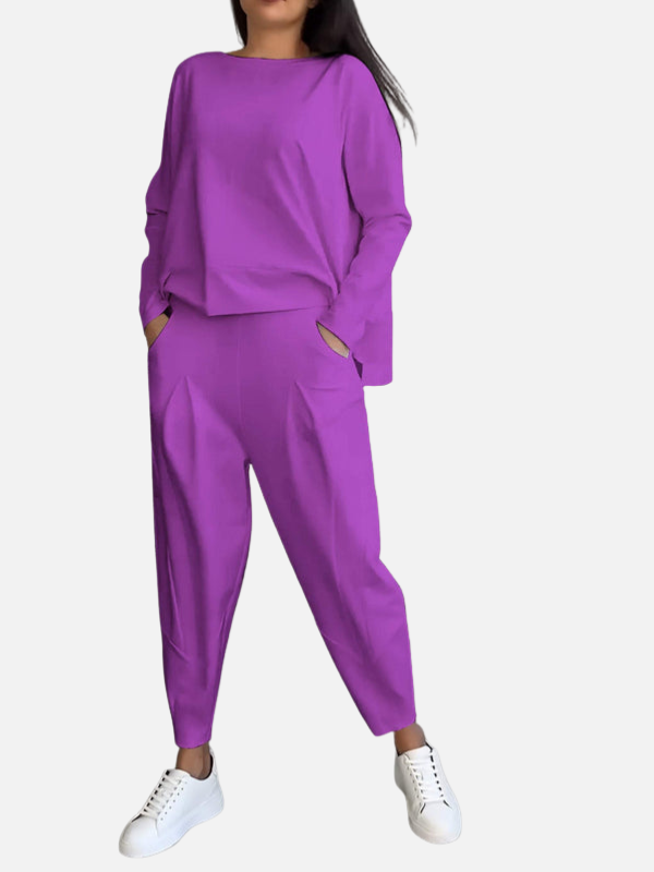 Eva | Tweedelige Loungeset met Top en Broek