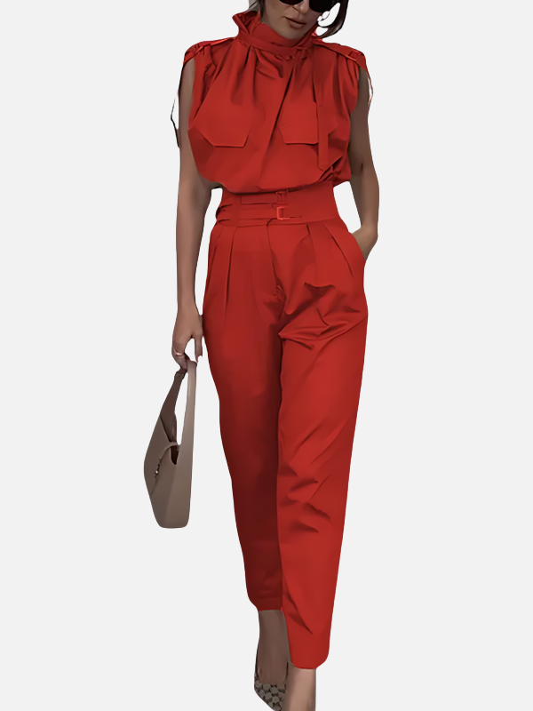 Eva | Tweedelige Set met Top en Wijde Broek