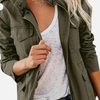 Lotte | Utility Jas met Opstaande Kraag