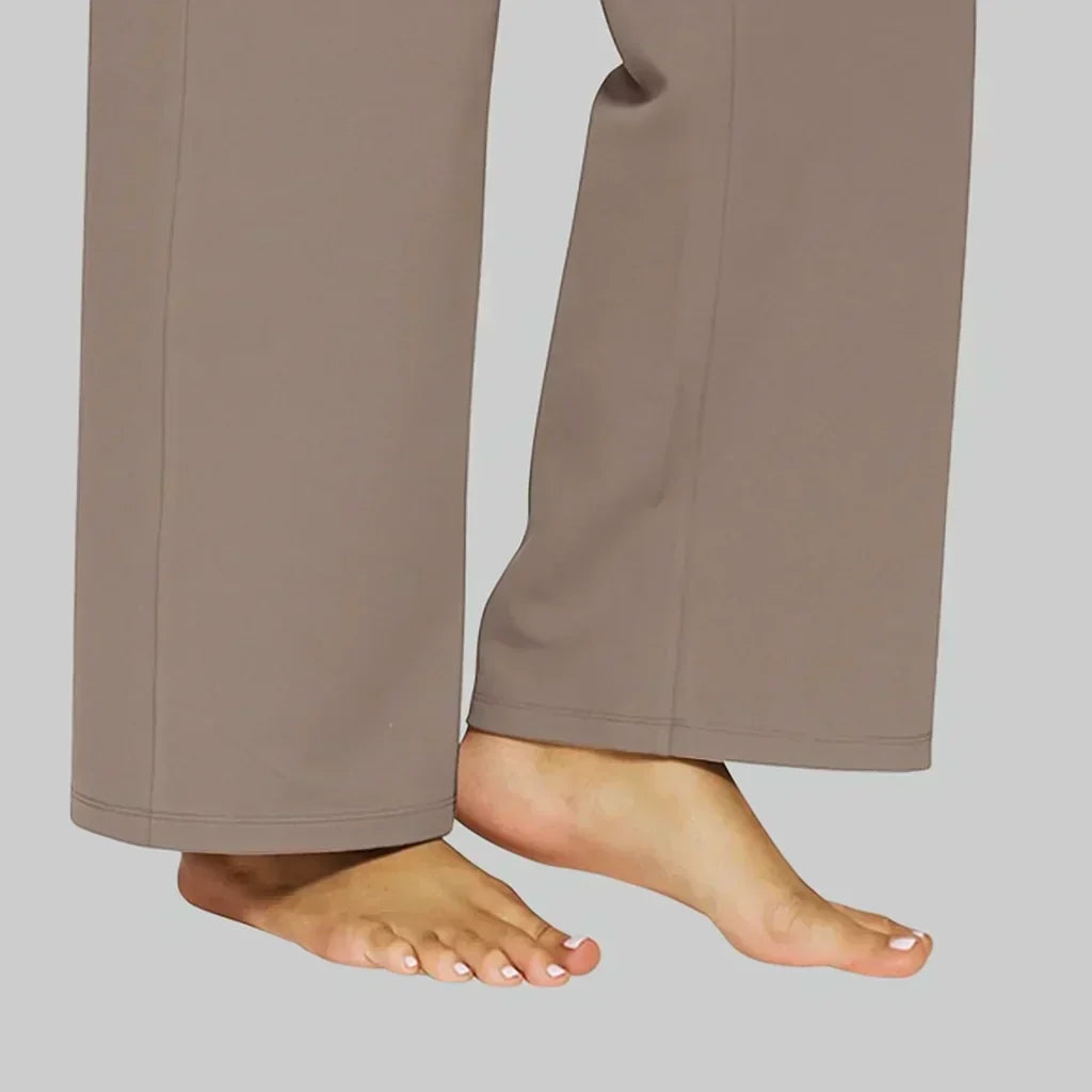 Stijlvolle Vrouwen Broek met Hoge Taille en Zakken