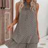 Mouwloze Midikleed met Ruches voor Dames